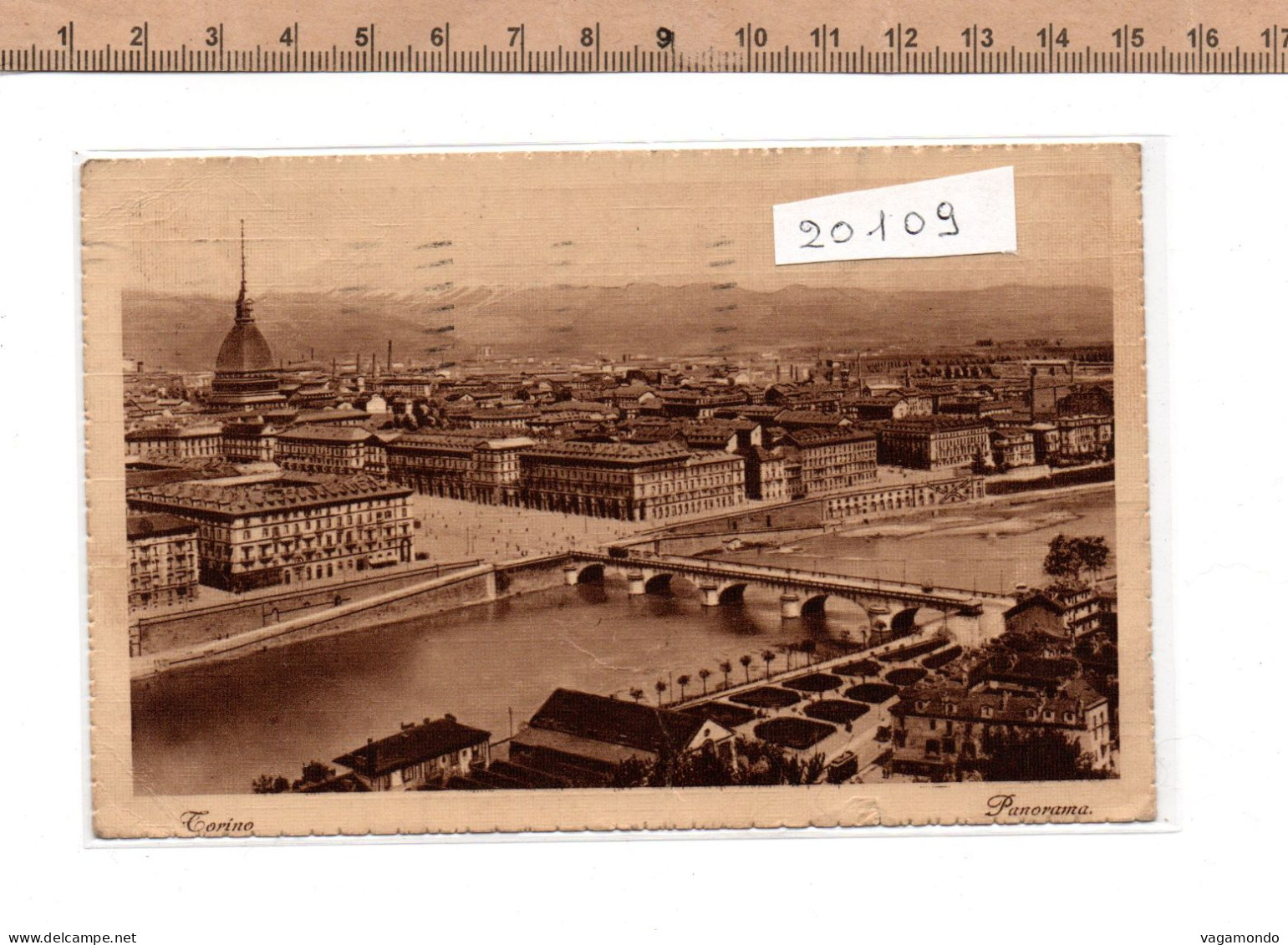 20109  TORINO PANORAMA  1927 - Ponts