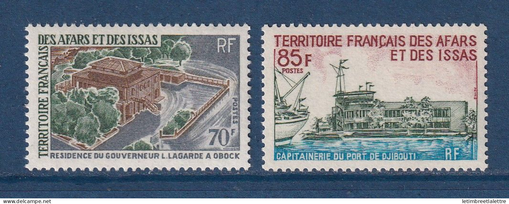 Afars Et Issas - YT N° 349 Et 350 ** - Neuf Sans Charnière - 1969 - Nuevos