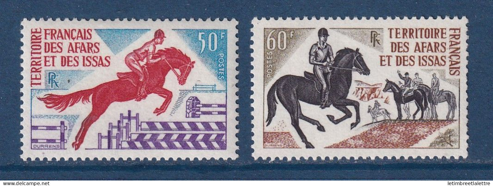 Afars Et Issas - YT N° 365 Et 366 ** - Neuf Sans Charnière - 1970 - Unused Stamps