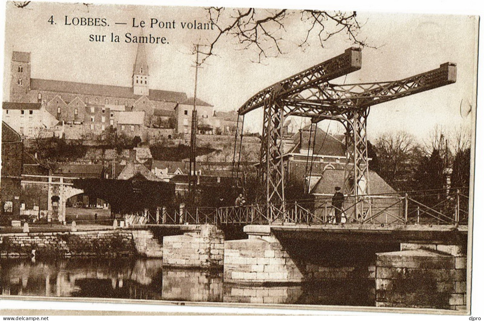 Lobbes 4 Le Pont Volant Sur La Sambre - Lobbes