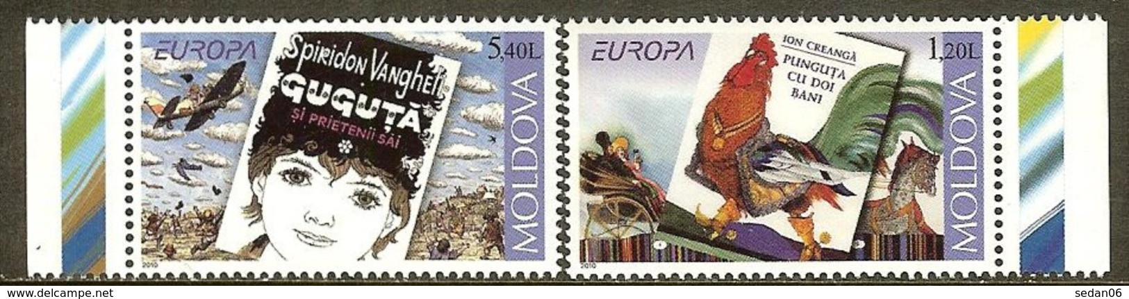 MOLDAVIE N°615/616** (europa 2010) - COTE 6.00 € - 2010