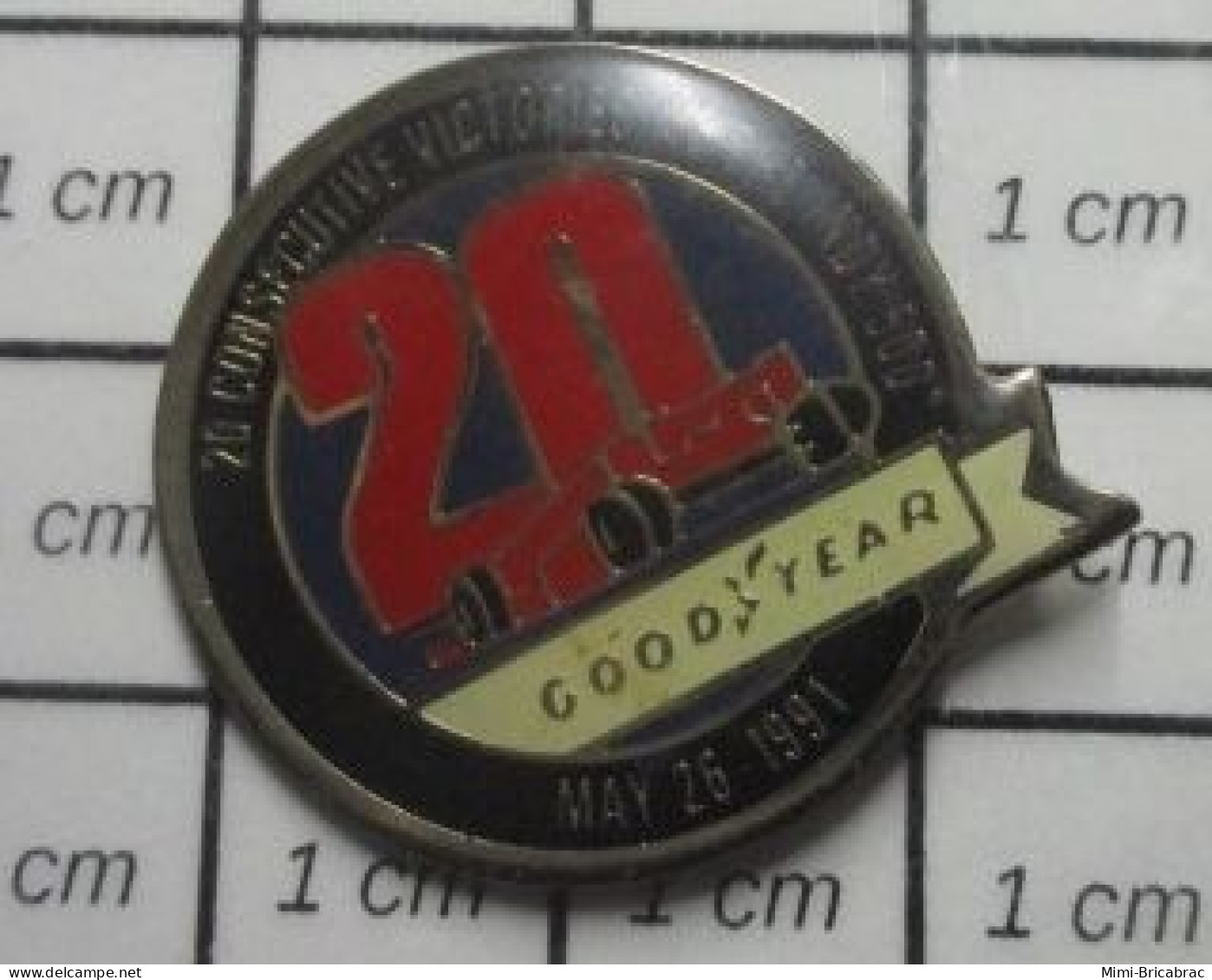 1012B Pin's Pins / Beau Et Rare / SPORTS / AUTOMOBILE GOODYEAR 20 CONSECUTIVES VICTORIES INDY CAR - Automobile - F1