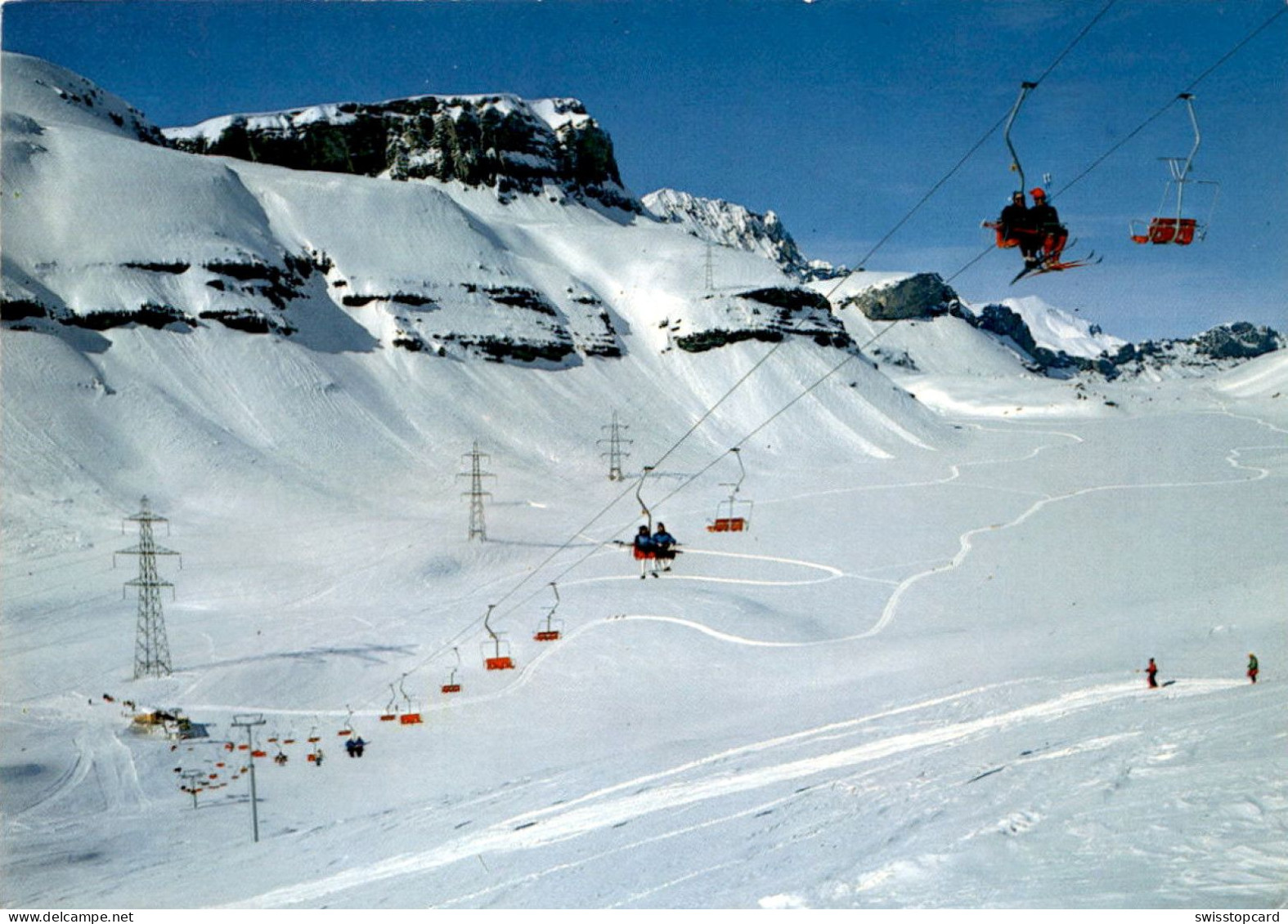 LEUKERBAD Sessellift Daubensee-Gemmi Skitourengebiet - Loèche-les-Bains