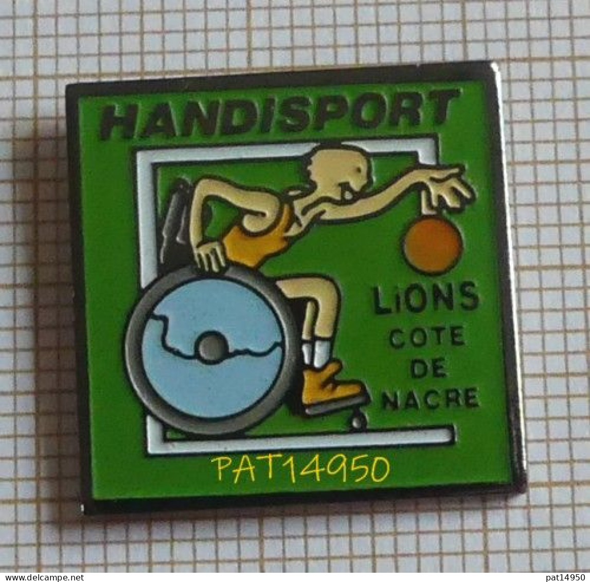 PAT14950 BASKETBALL HANDISPORT Les LIONS CÔTE DE NACRE LION SUR MER Dpt 14 CALVADOS - Basketball