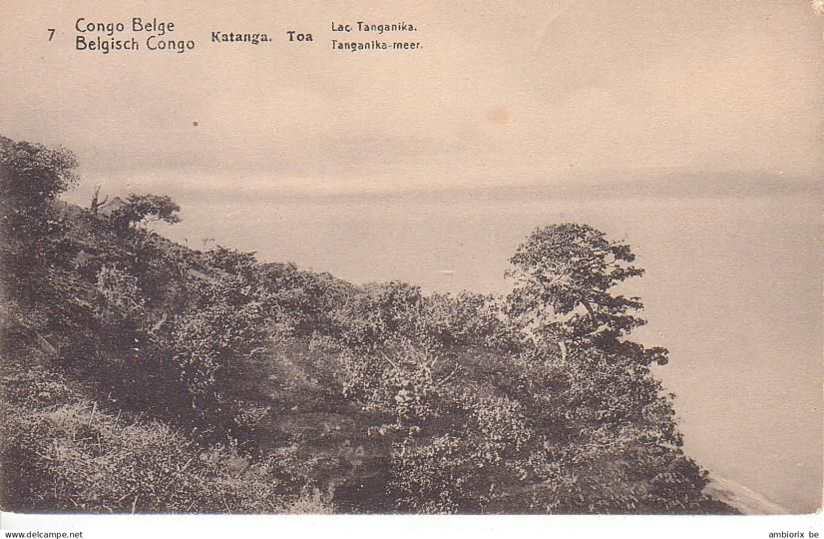 Etier Postal Congo Neuf N° 42 - 7 - Katanga Toa - Lac Tanganika - Interi Postali