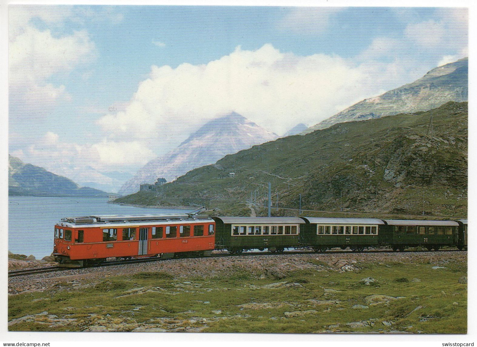 BERNINA OSPIZIO Berninabahn Bahn Nach Alp Grüm - Bergün/Bravuogn