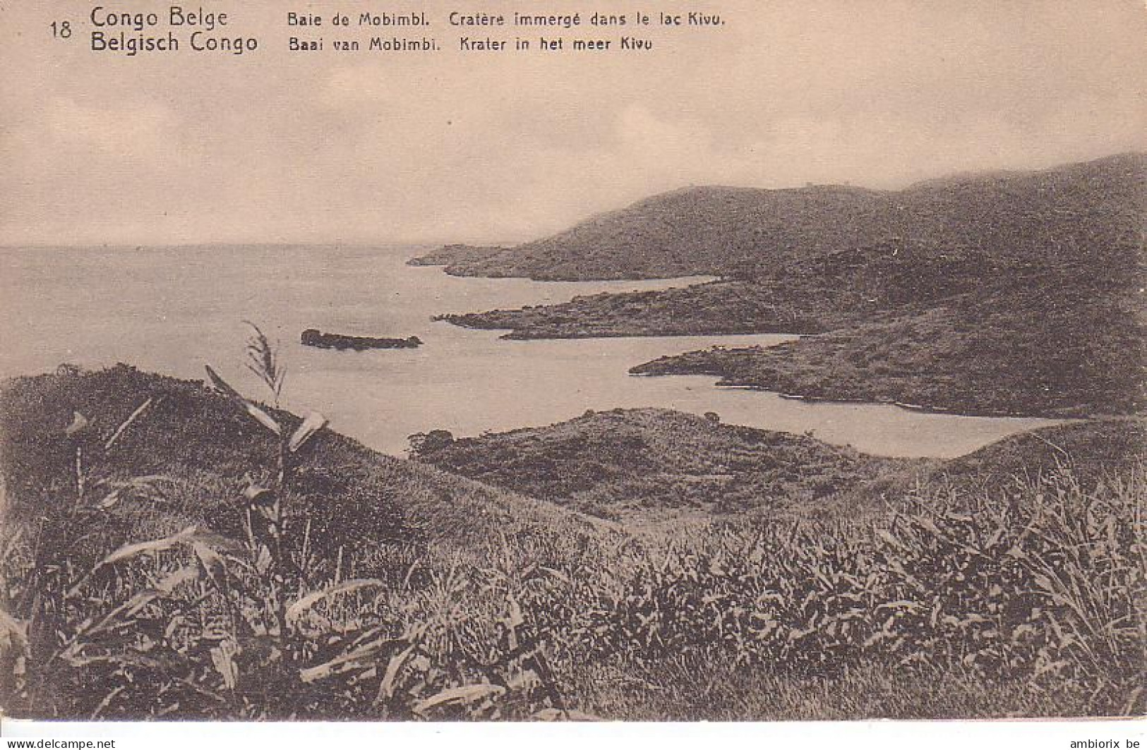 Etier Postal Congo Neuf N° 42 - 18 - Baie De Mobimbi -- Cratère Immergé Dans Le Lac Kivu - Interi Postali