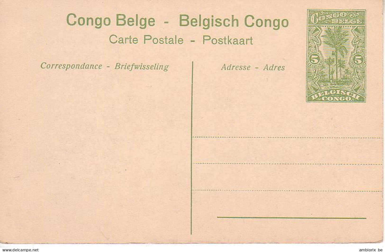 Etier Postal Congo Neuf N° 42 - 23 - Monts Ruwenzori - Interi Postali