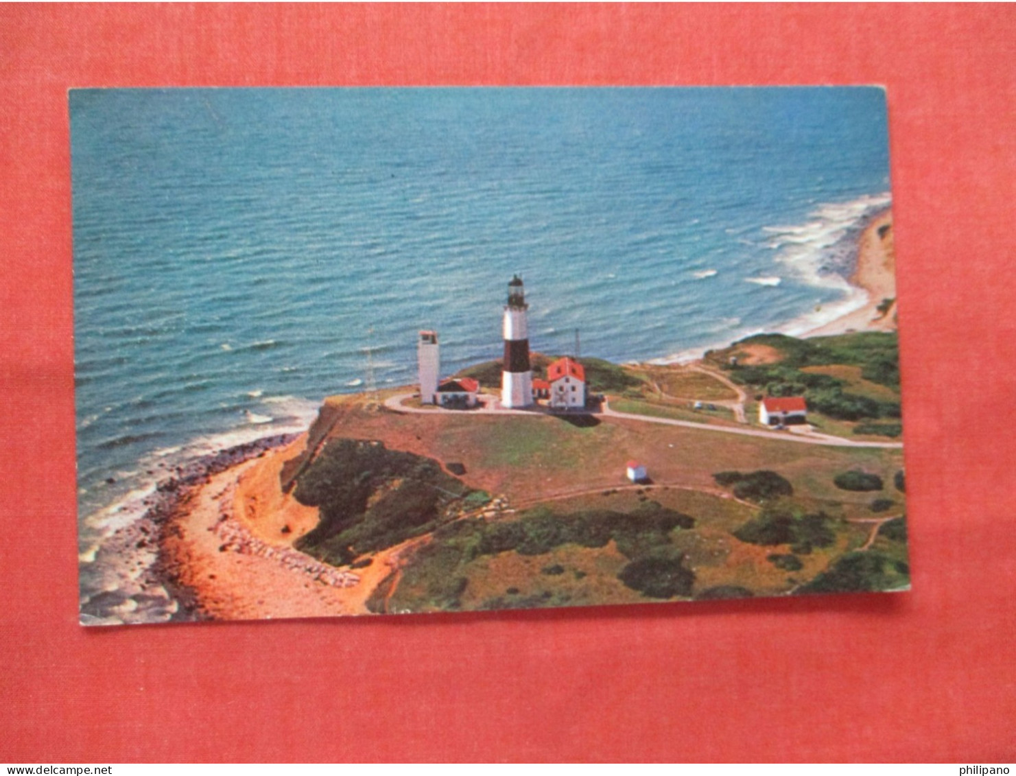 Montauk Point Lighthouse.  Long Island  New York > Long Island   Ref 6255 - Long Island