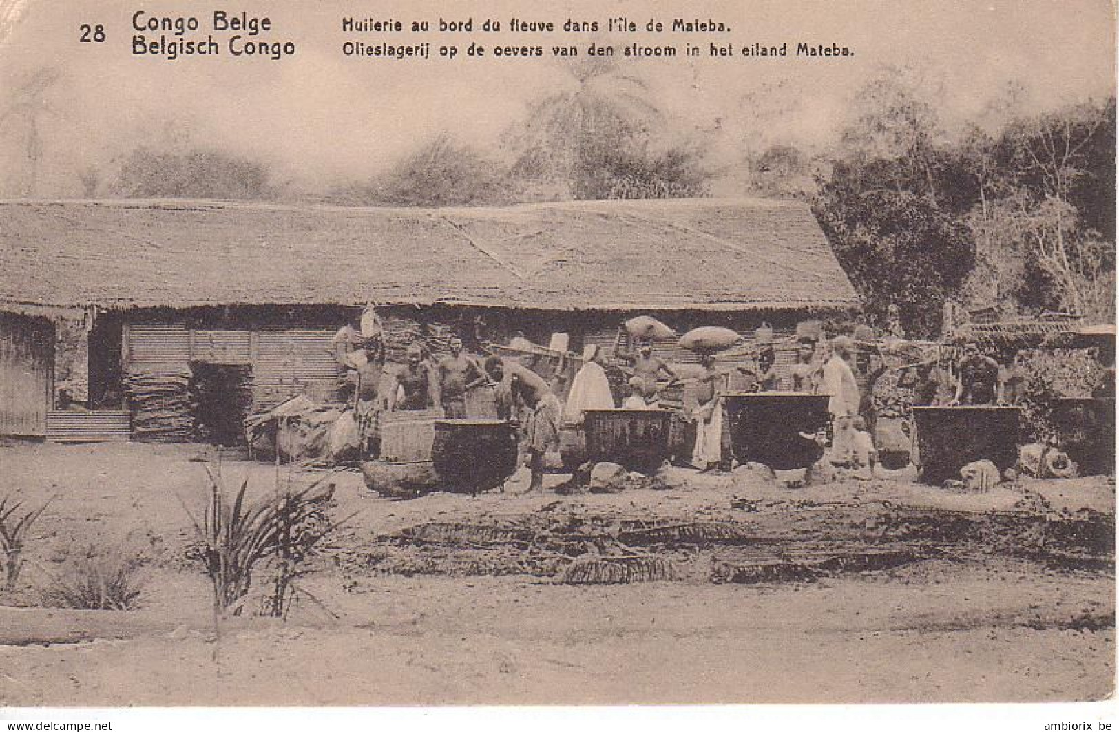 Etier Postal Congo Neuf N° 42 - 28 - Huilerie Au Bod Du Fleuve Dans L'île De Mateba - Ganzsachen