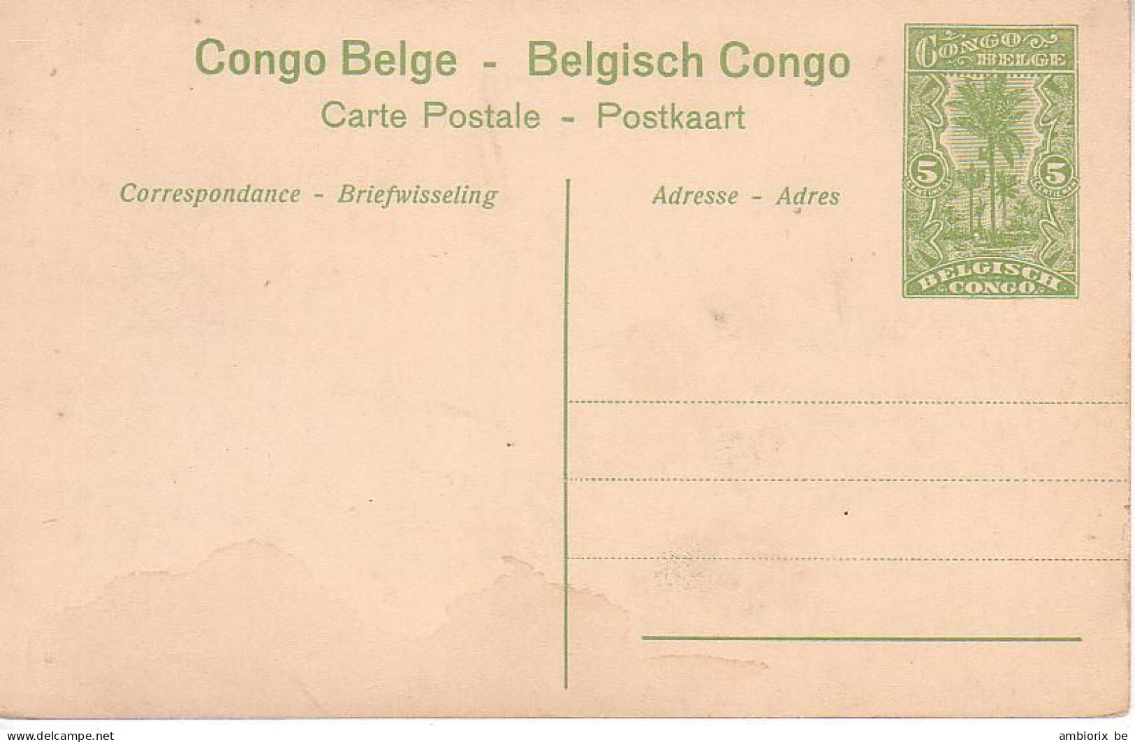 Etier Postal Congo Neuf N° 42 - 32 - Noirs Réunissant Du Bois Pour Le Chauffage Des Vapeurs - Ganzsachen