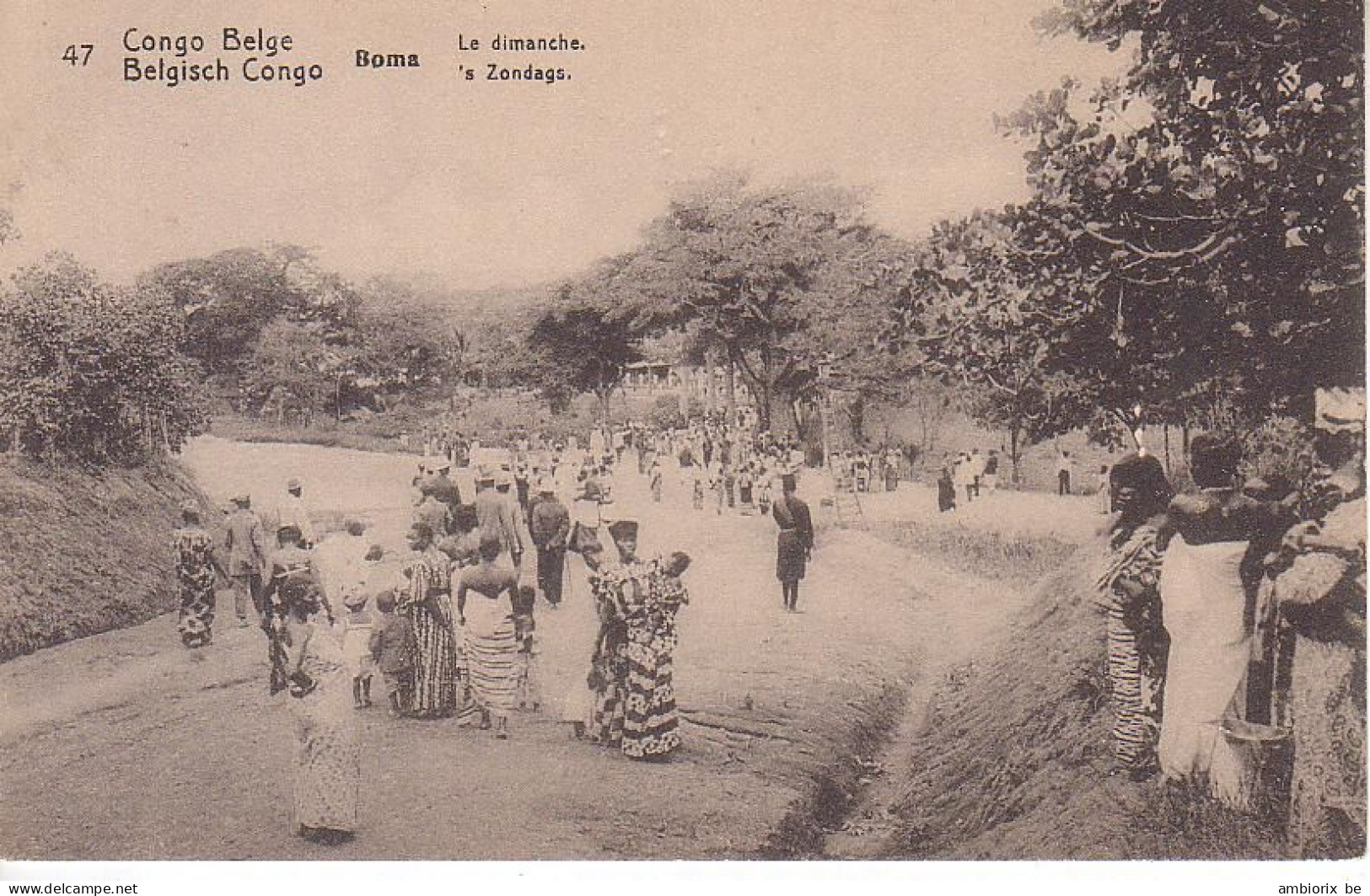 Etier Postal Congo Neuf N° 42 - 47 - Boma - Le Dimanche - Interi Postali