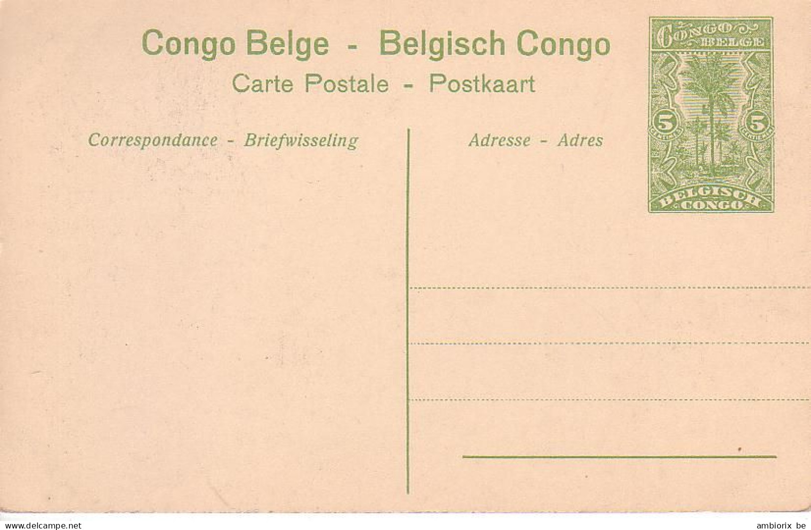 Etier Postal Congo Neuf N° 42 - 48 - Matadi - Rue Principale - Ganzsachen