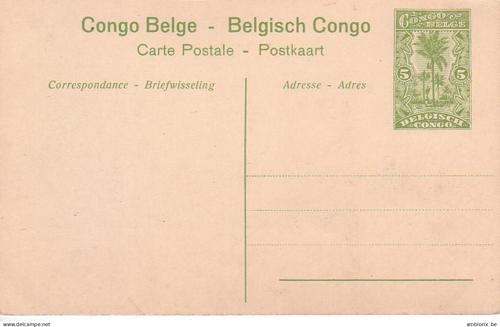 Etier Postal Congo Neuf N° 42 - 64 - Chute De La Pozo Près Stanleyville - Stamped Stationery
