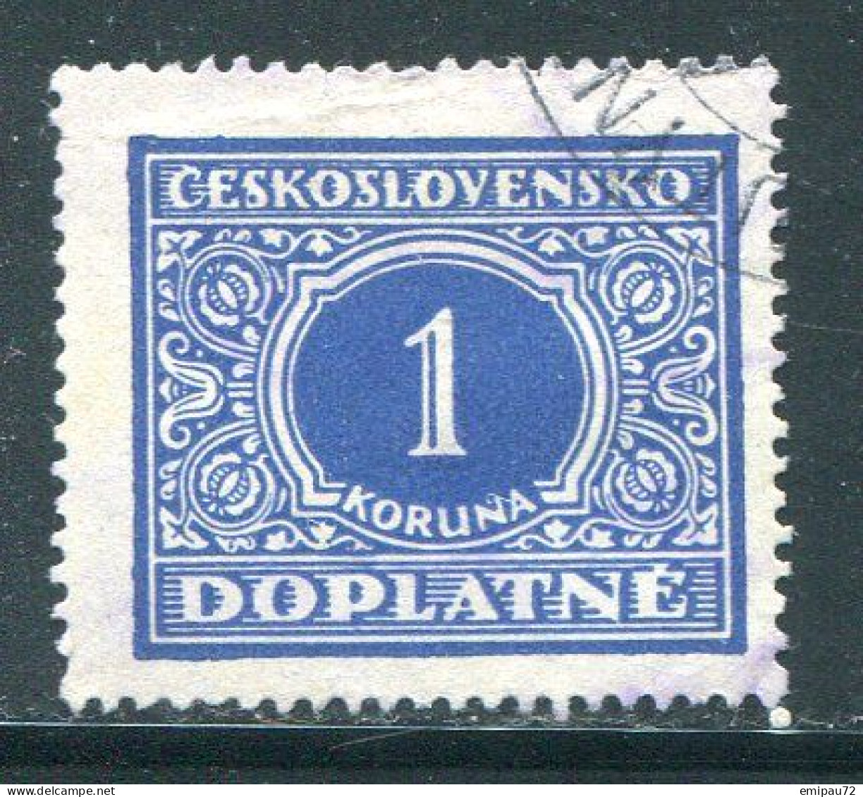 TCHECOSLOVAQUIE- Taxe Y&T N°62- Oblitéré - Timbres-taxe