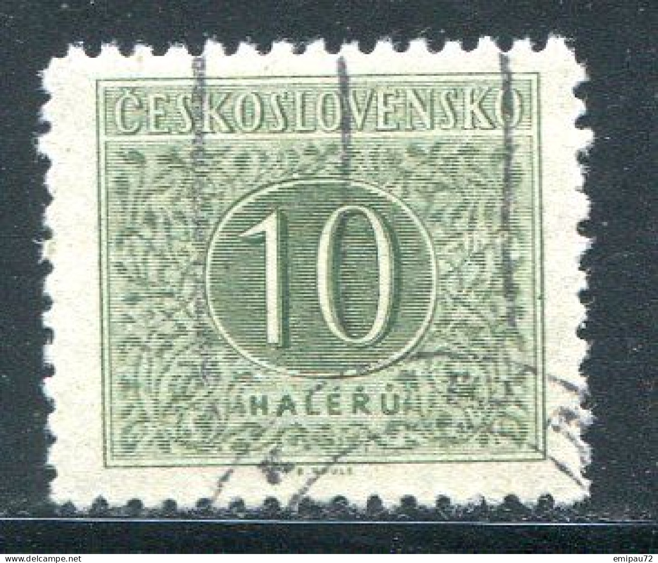 TCHECOSLOVAQUIE- Taxe Y&T N°80- Oblitéré - Postage Due