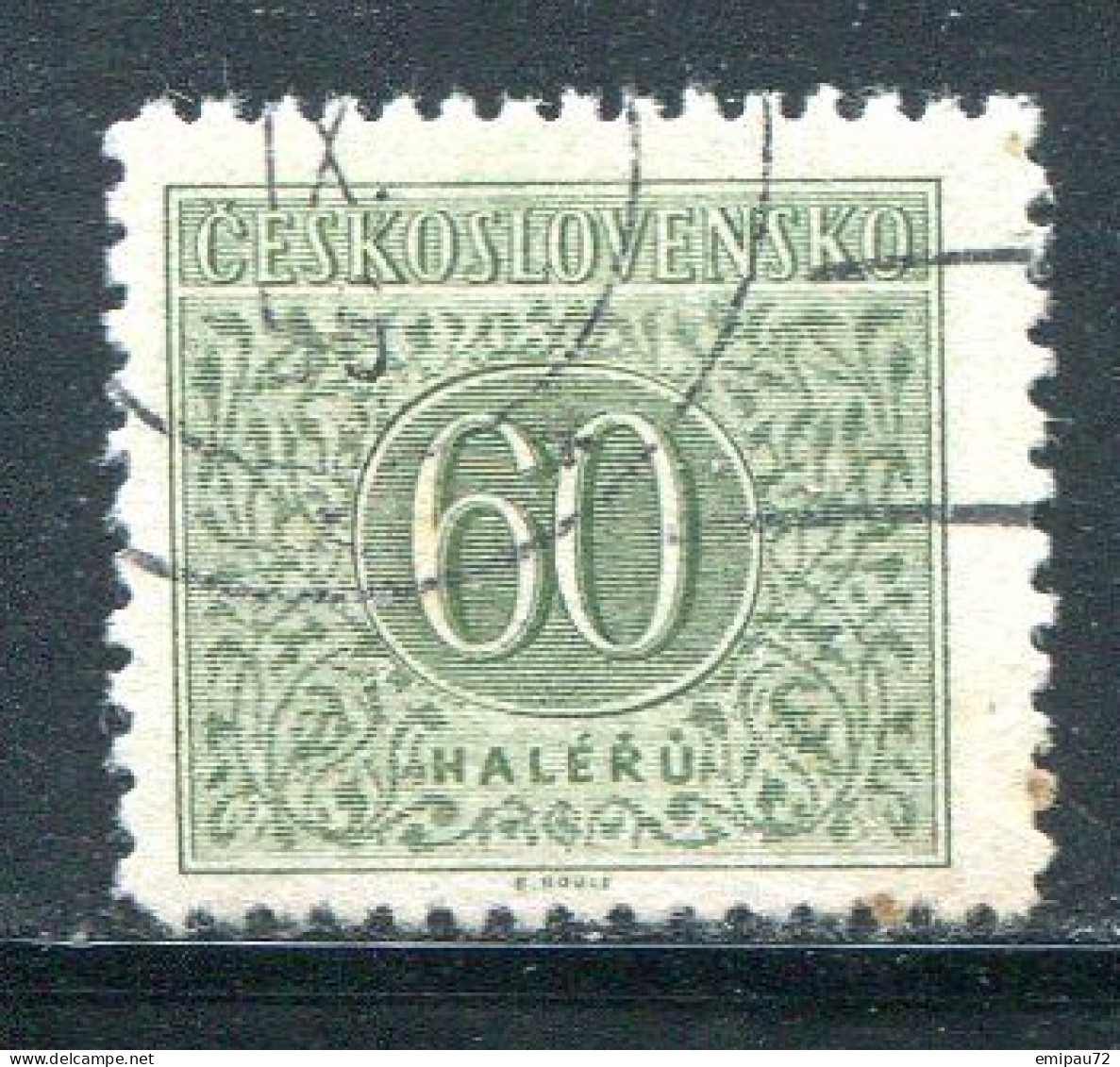 TCHECOSLOVAQUIE- Taxe Y&T N°83- Oblitéré - Timbres-taxe