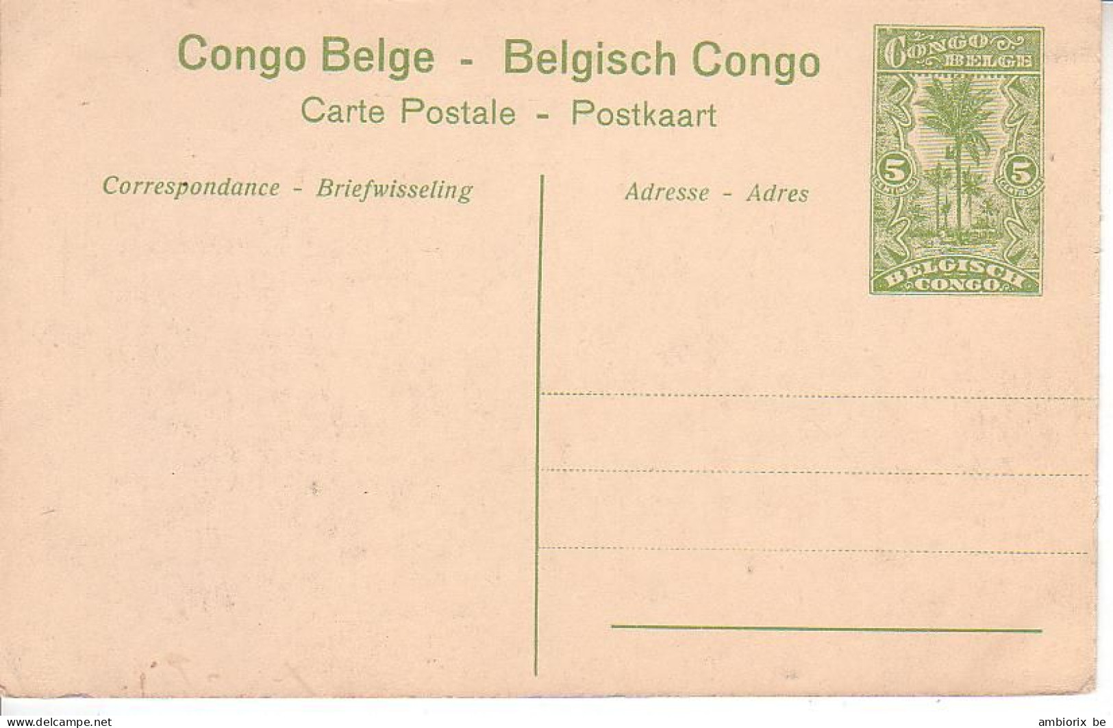 Etier Postal Congo Neuf N° 42 - 68 - Les Rapides Du Congo à Sa Sortie De Stanley-Pool - Interi Postali
