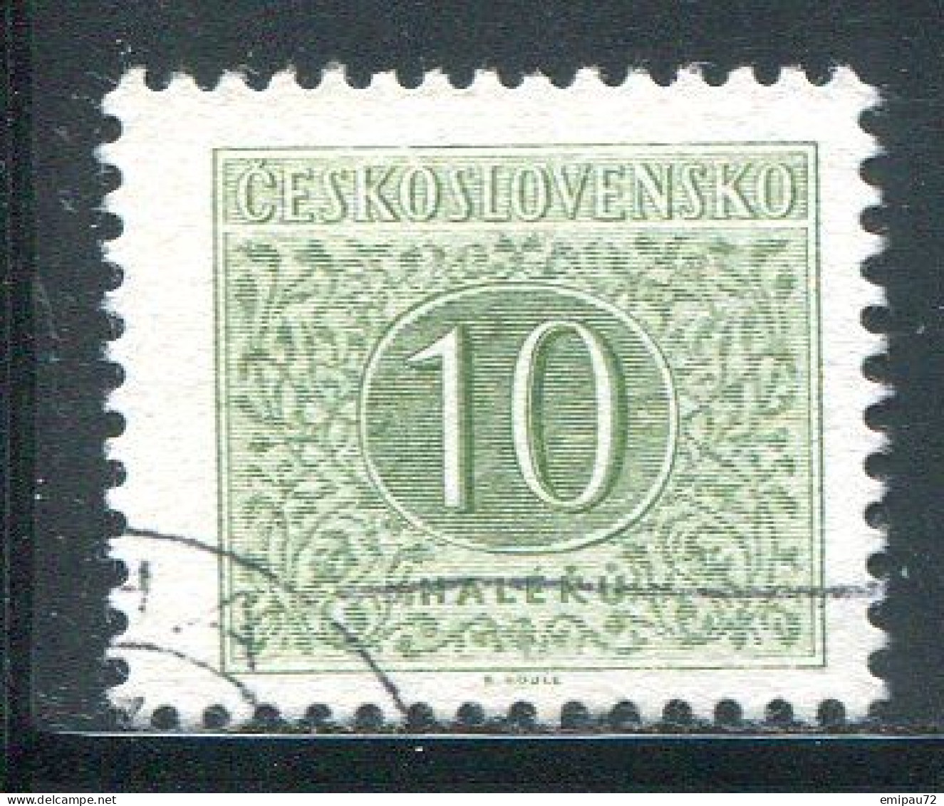 TCHECOSLOVAQUIE- Taxe Y&T N°93- Oblitéré - Timbres-taxe