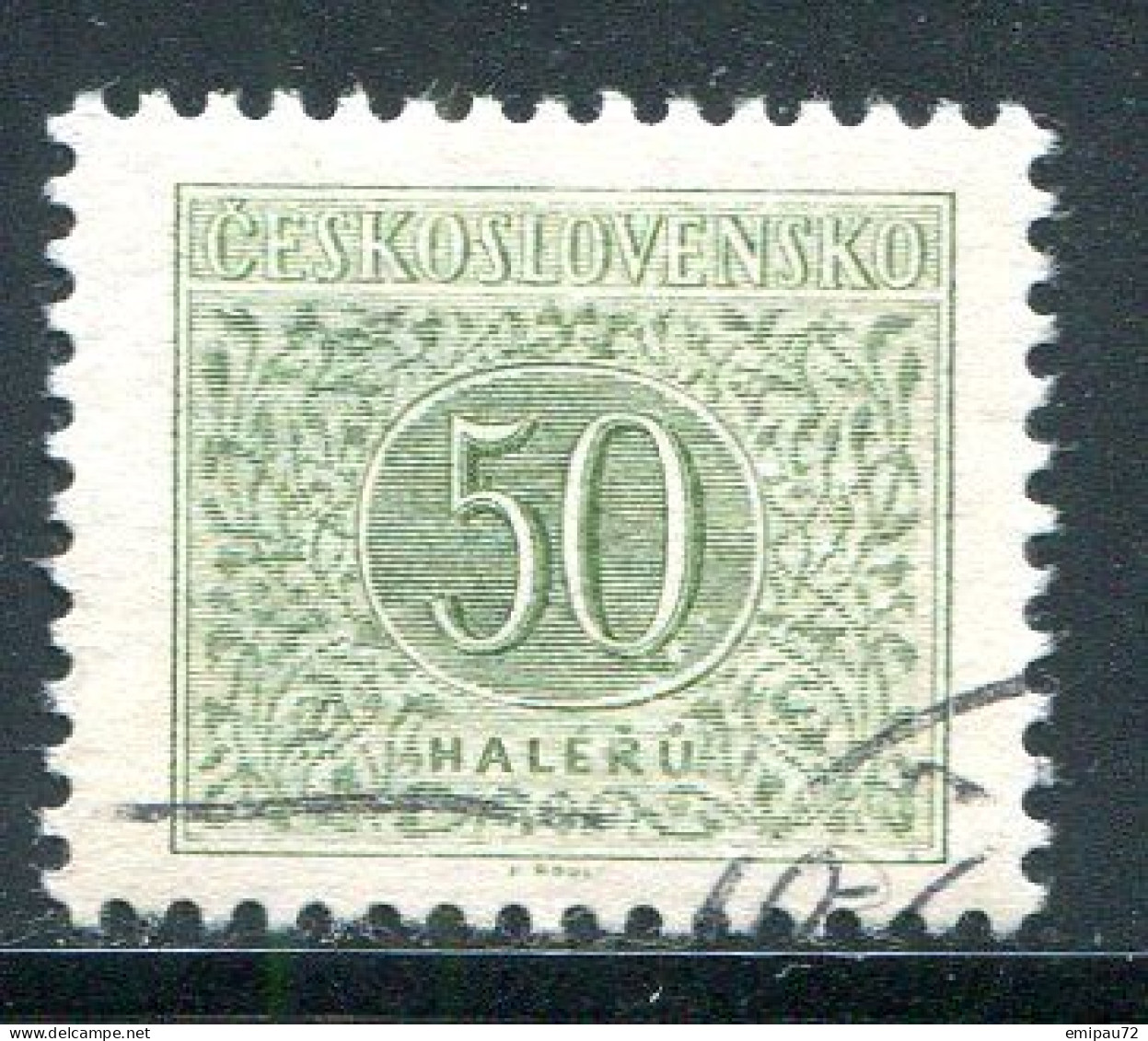 TCHECOSLOVAQUIE- Taxe Y&T N°95- Oblitéré - Timbres-taxe