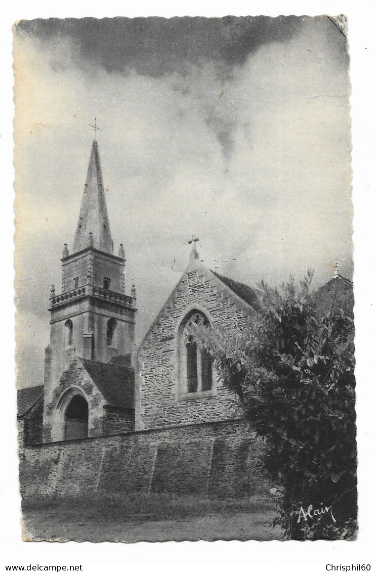 CAUREL (Côtes Du Nord) - L'Eglise - Edit. ALAIN - Circulé En 1952 - - Caurel