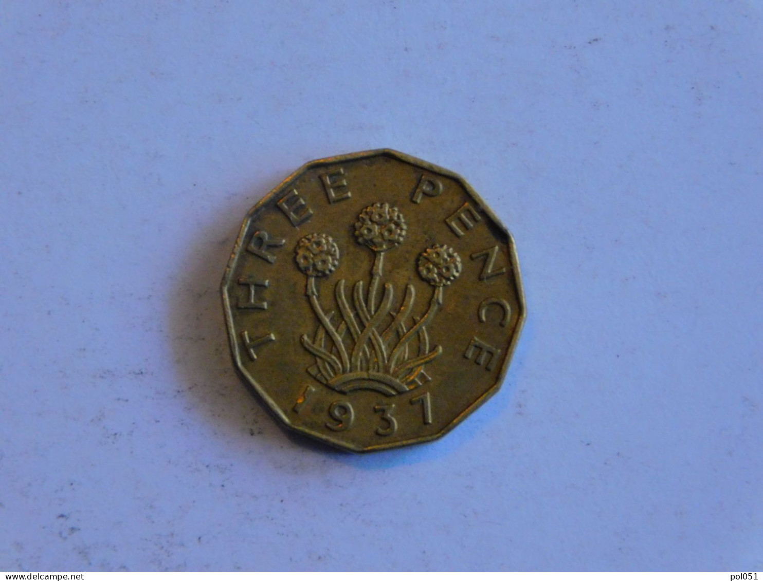 UK Grande-Bretagne 3 Three Pence 1937 - F. 3 Pence