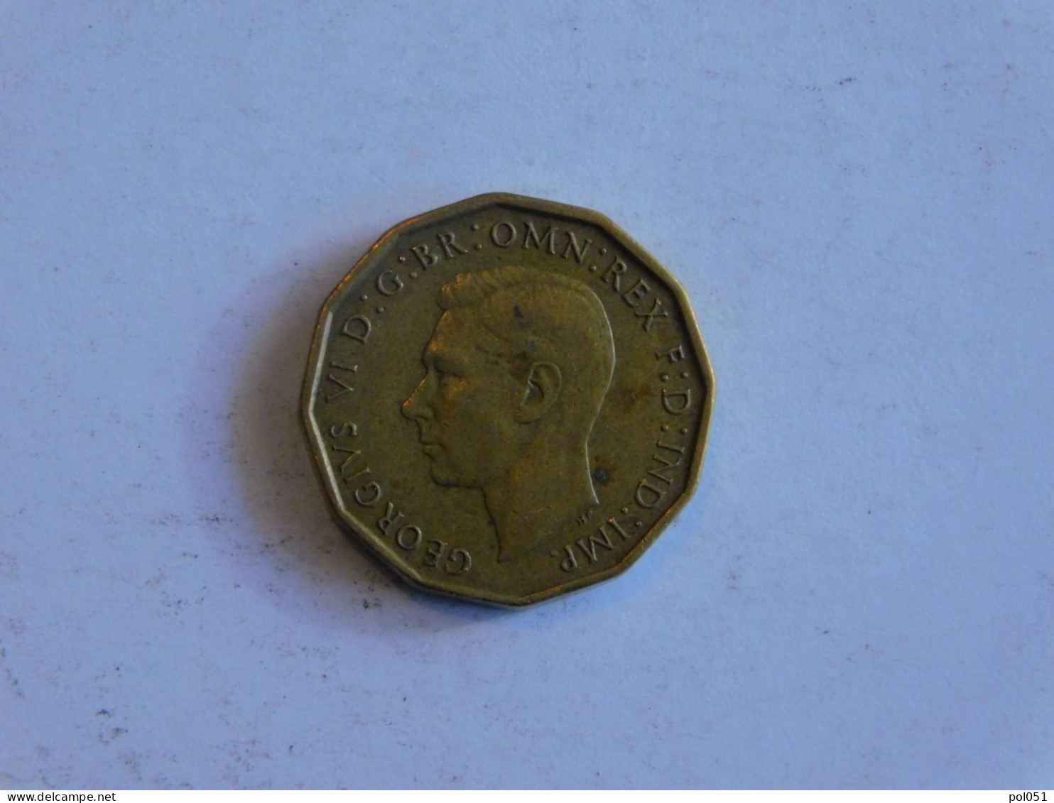 UK Grande-Bretagne 3 Three Pence 1943 - F. 3 Pence