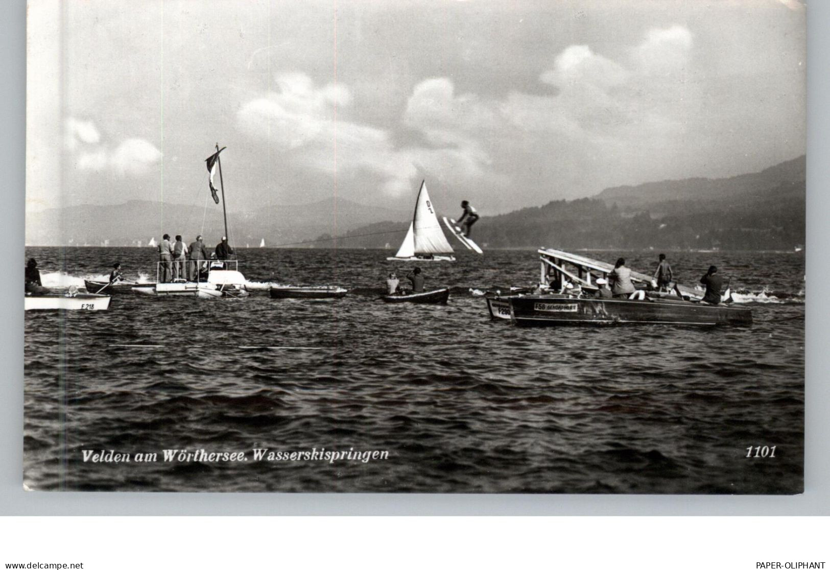 SPORT - WASSERSKI, Wasserskispringen Velden Am Wörthersee, 1966 - Sci Nautico