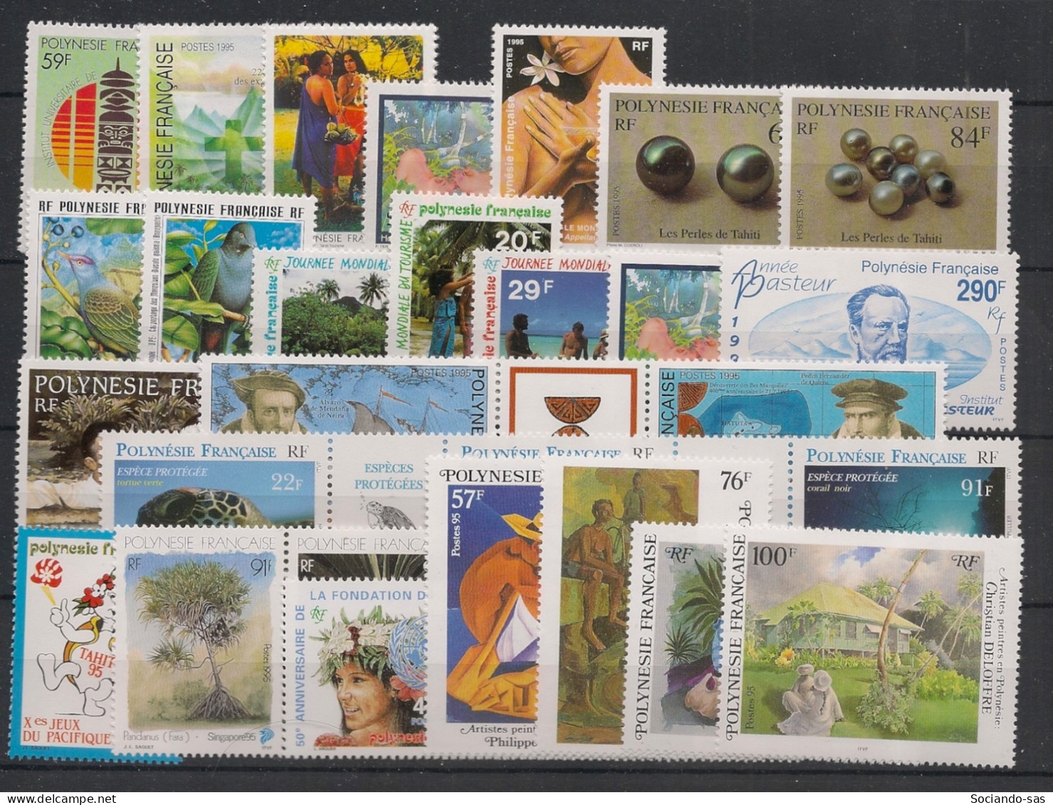 POLYNESIE - Année Complète 1995 - Du N°YT. 472 Au N°497 - Neuf Luxe ** / MNH / Postfrisch - Full Years