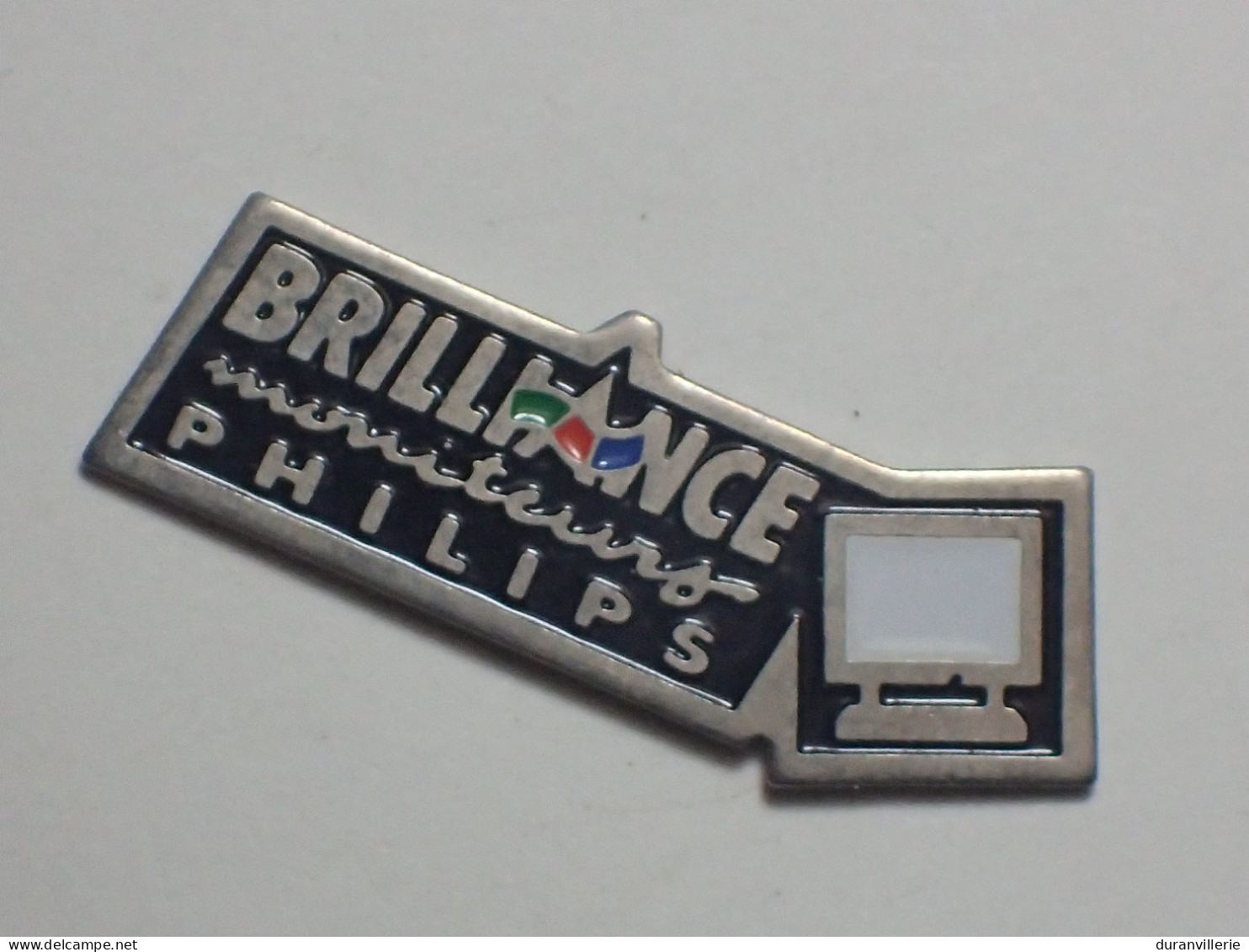 Pin's Philips /  Informatique Video TV - Brillance Moniteurs Philips - Informatica