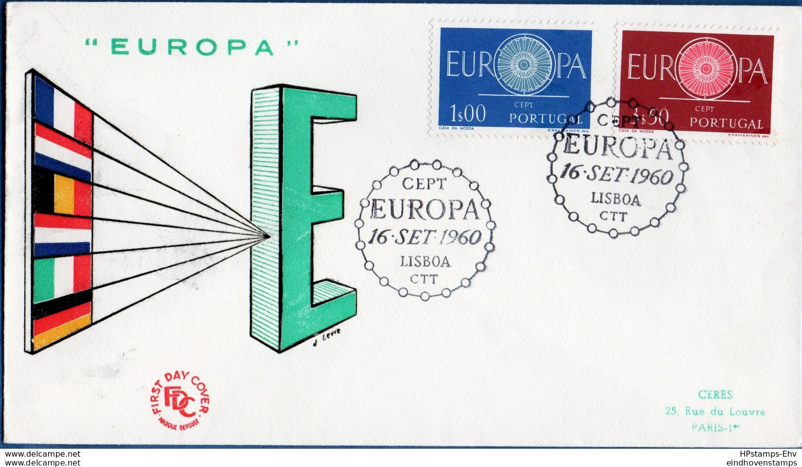 Portugal 1960 Europa Cept FDC 2002.2928 - 1960