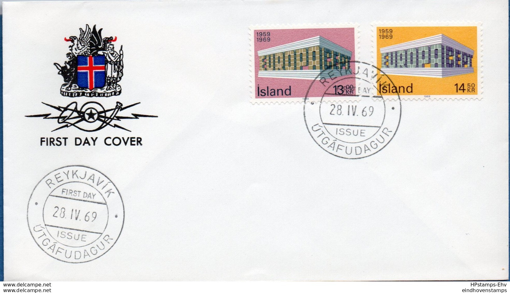 Island, Iceland 1969 Europa FDC 2002.2920 - 1969