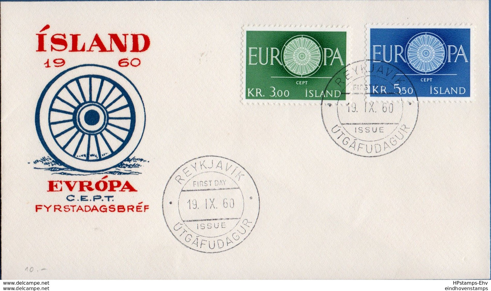 Island , Iceland 1960 Europa FDC 2002.2917 - 1960