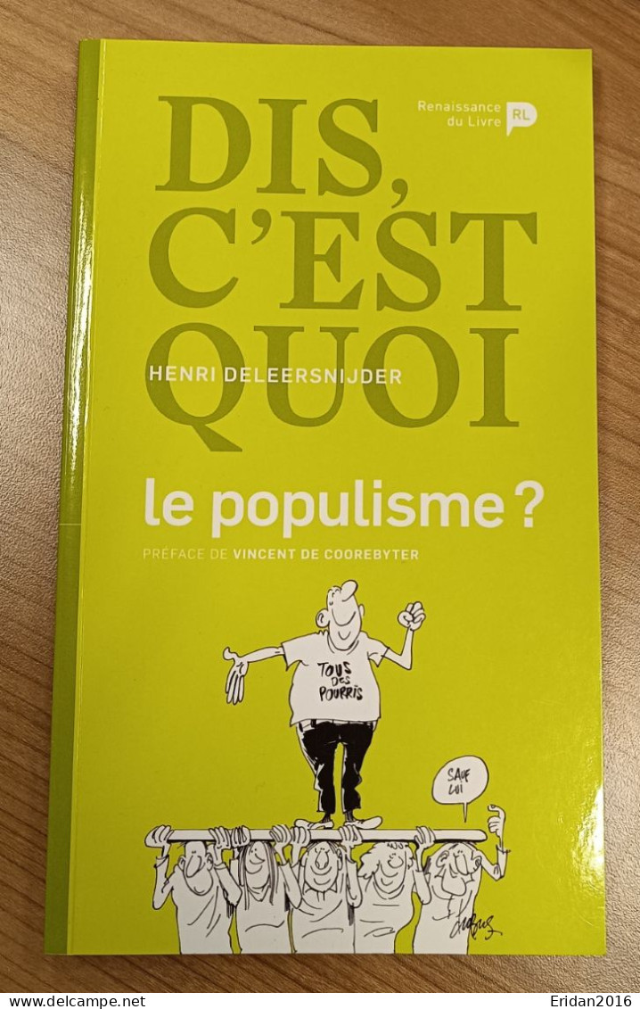 Dis C'est Quoi Le Populisme :  Henri Deleersnijder : FORMAT MEDIUM - Sociologia