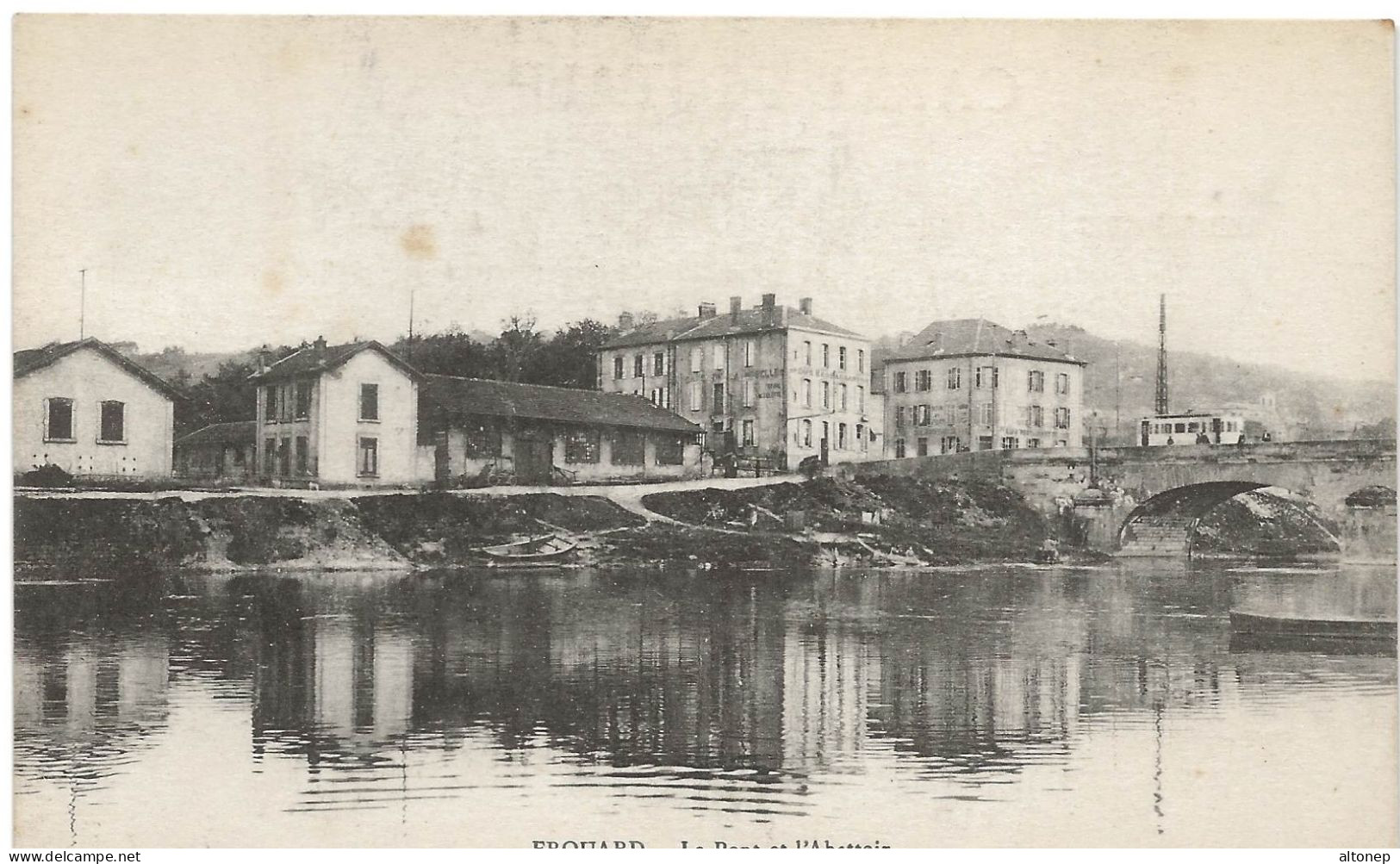 Frouard : Le Pont Et L'abattoir (Editeur G. Labouique) - Frouard