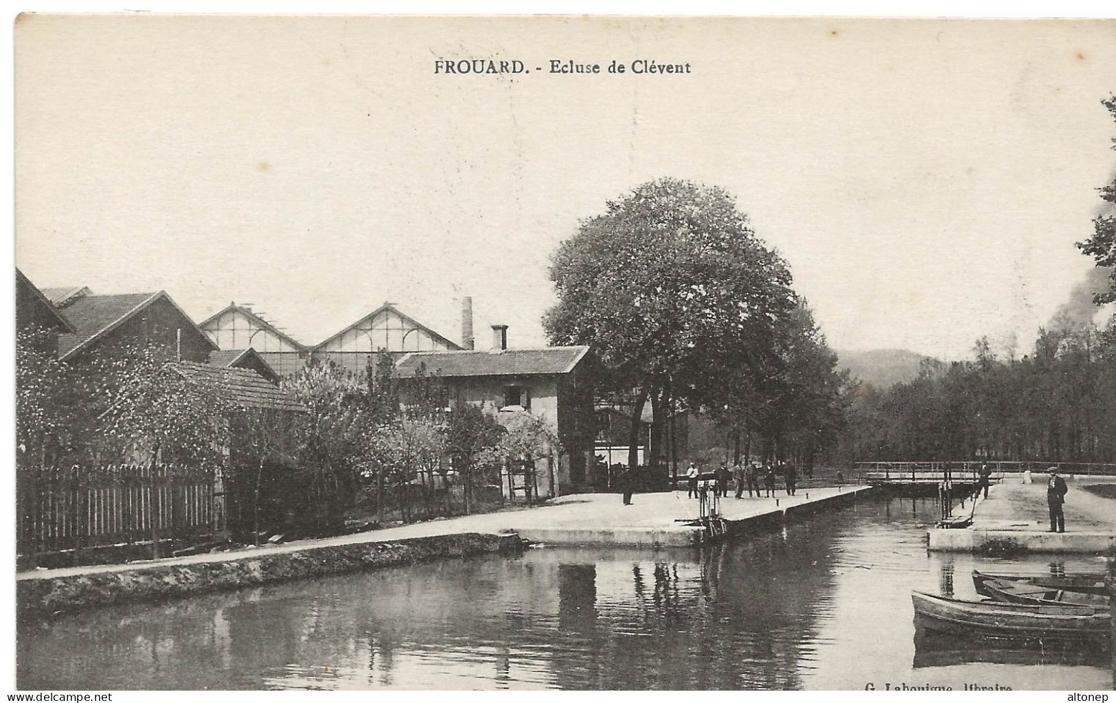 Frouard : Ecluse De Clévent (Editeur G. Labouique) - Frouard