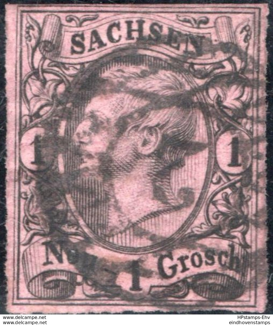 Germany Saxony 1855 Johann I - 1 Ngr Cancelled  2005,1508 - Sachsen