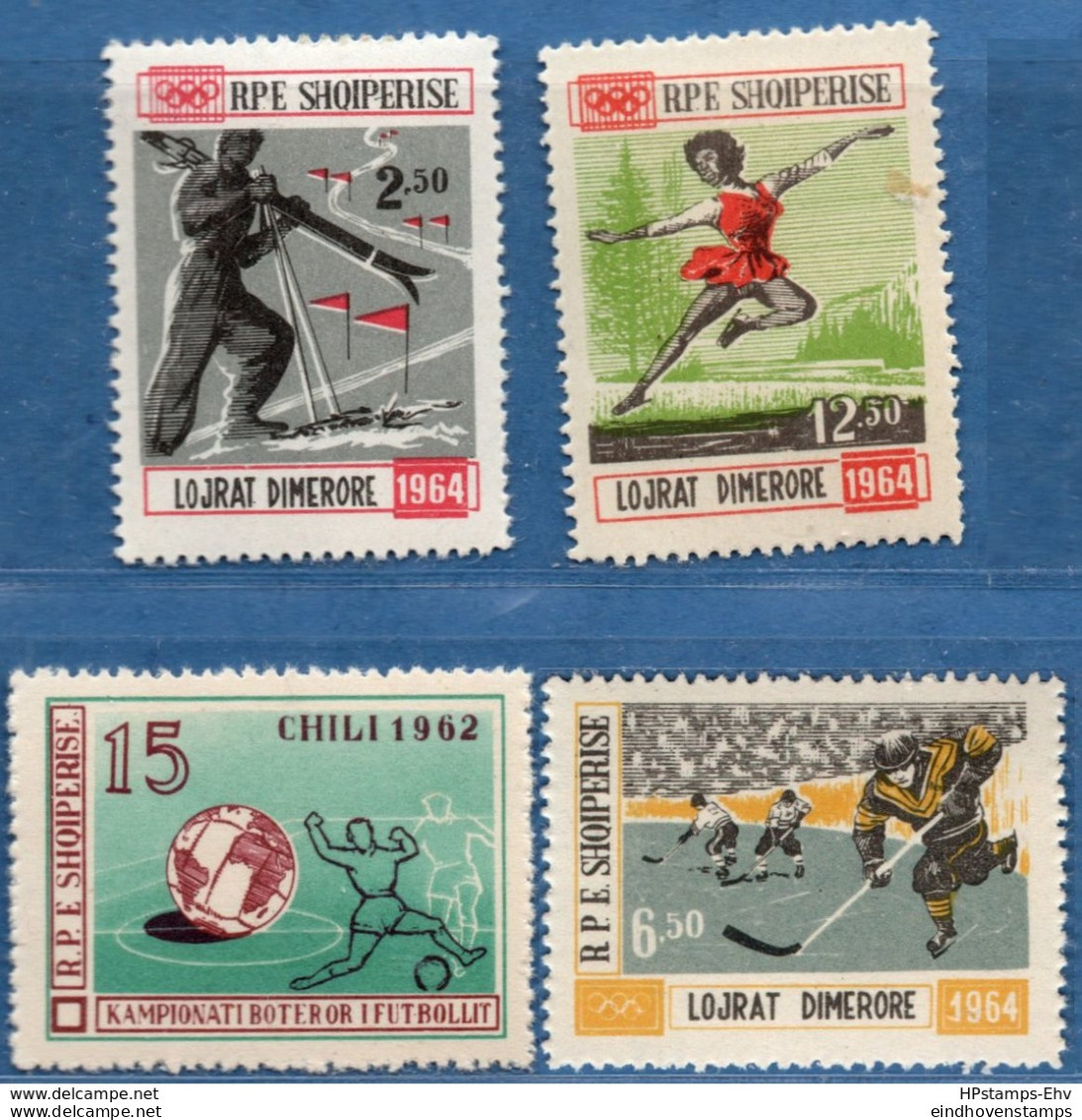 Albania 1963 Olympic Winter Games Insbruck 4 Values MNH  2004.1831 - Winter 1964: Innsbruck