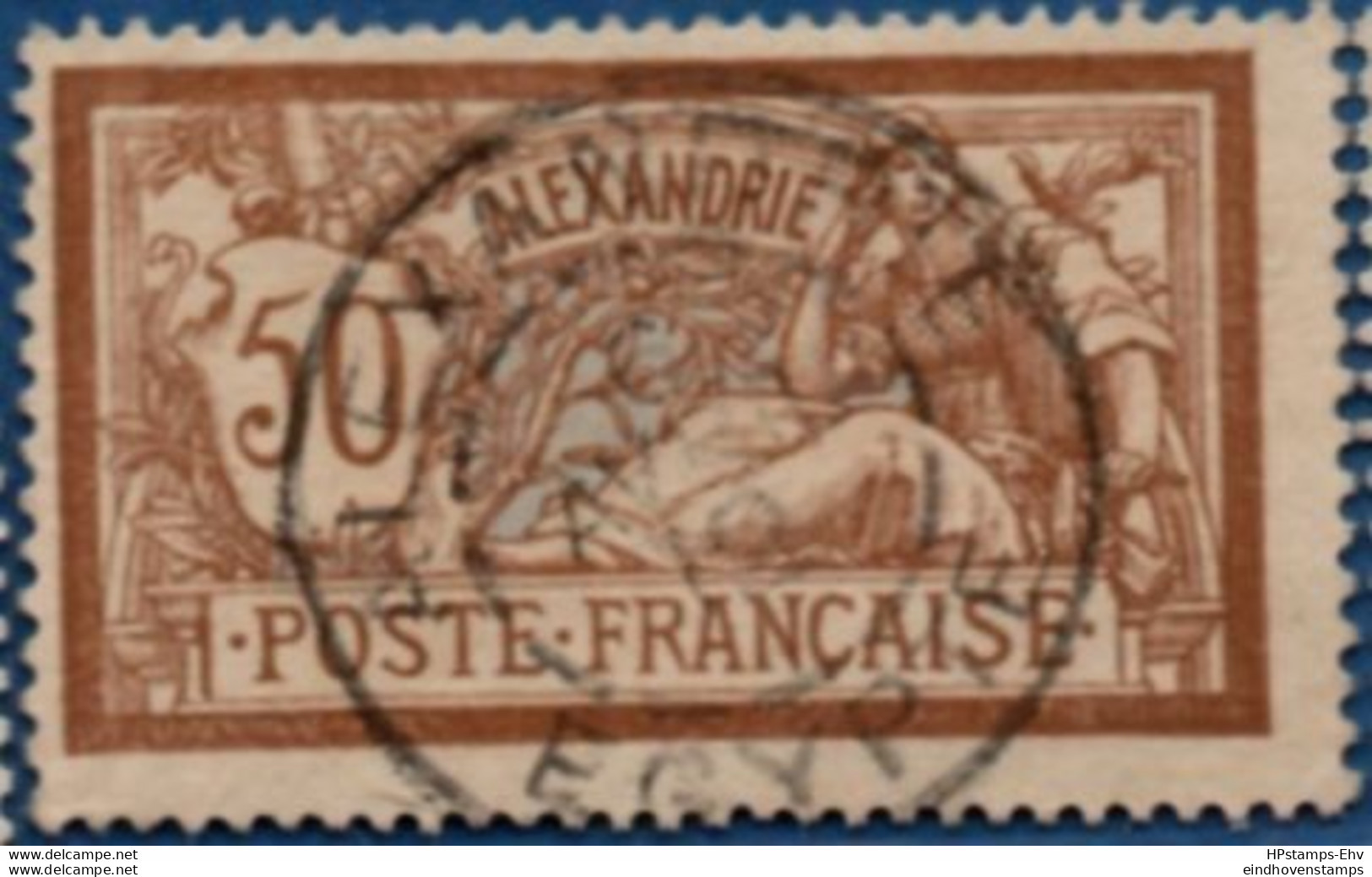 Alexandrie, 1902 50 C  Cancelled 1 Stamp 2104.1237 - Oblitérés