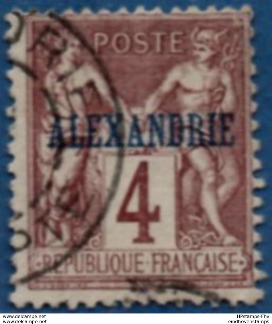 Alexandrie, 1899 4 C  Cancelled 1 Stamp 2104.1224 - Neufs