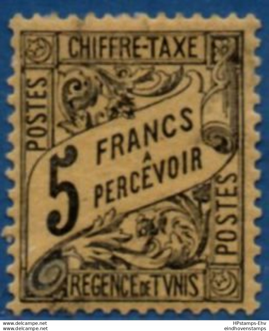 Tunesie 1901 5 Fr  Postage Due Cancelled 1 Stamp 2104.1085 - Postage Due