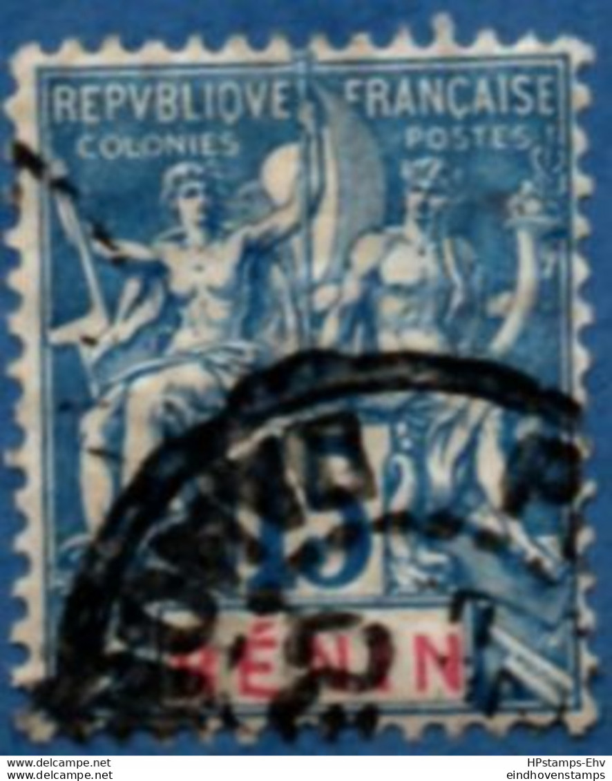 Benin 1894 15 C  Cancelled 1 Stamp 2104.1209 - Andere & Zonder Classificatie