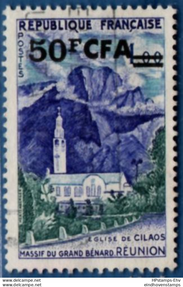 Reunion 1961 1 Fr Cancelled 1 Stamp 2104.1076 - Autres & Non Classés