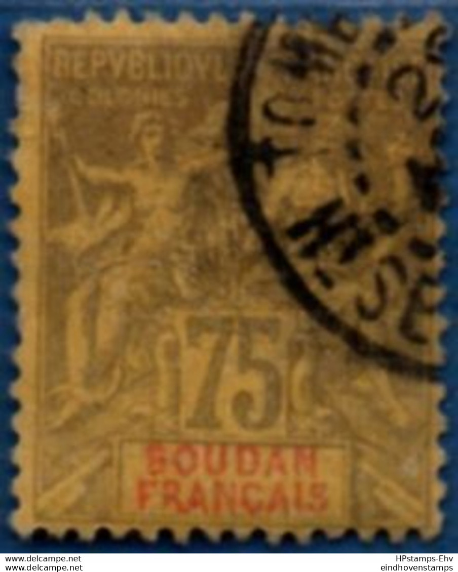 Soudan Française 1896 75 C Cancelled 1 Stamp 2104.1073 - Neufs