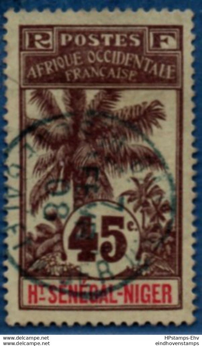 FrenchHaut Senegal - Niger 1906 45 C Palm Tree Cancelled 1 Stamp 2104.1039 Afrique Occidentale Française - Oblitérés