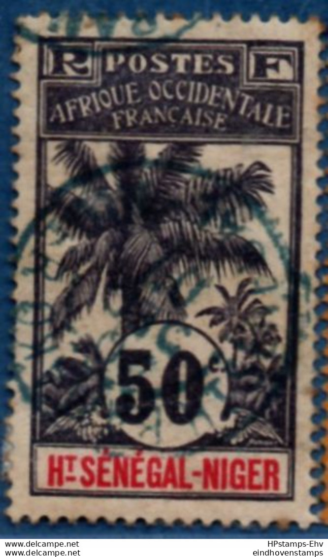 FrenchHaut Senegal - Niger 1906 50 C Palm Tree Cancelled 1 Stamp 2104.1040 Afrique Occidentale Française - Used Stamps