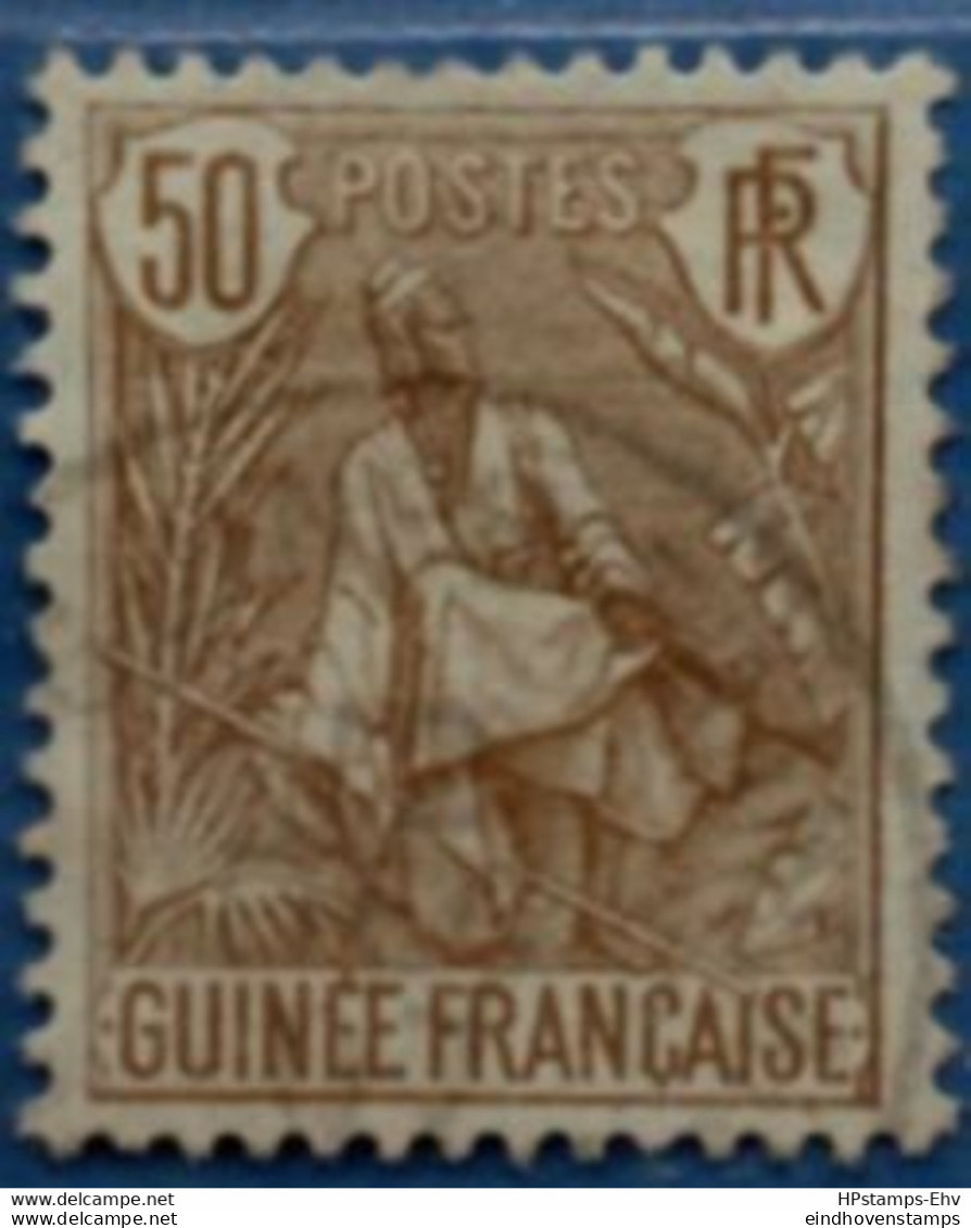 French Guinea 1904 50 C Cancelled 1 Stamp 2104.1032 Guinée Français - Oblitérés
