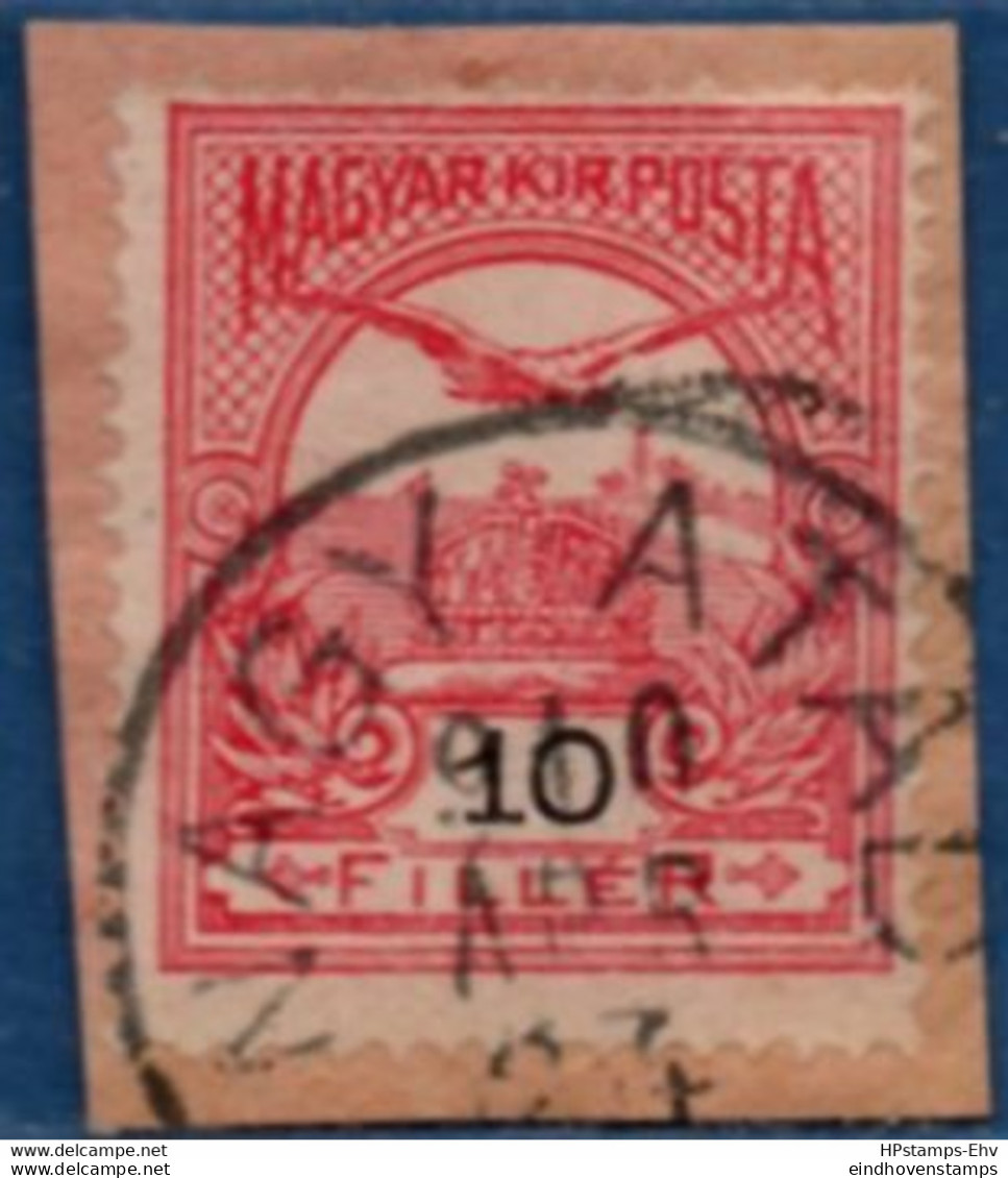 Nagy Atad Hungary 1910 Full Cancel On 10 Fil Turul 2102.2009 Nagyatad - Marcofilie