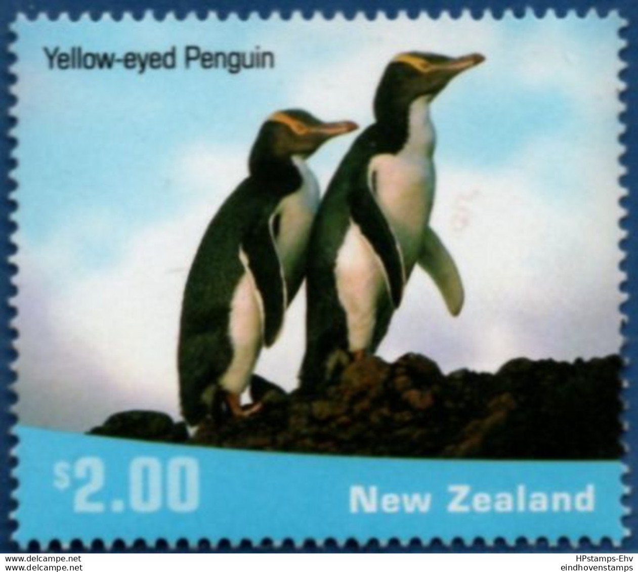 Penguins 2001 New Zealand $ 2.00 1 Value MNH Yellow Eyed Penguin, 2102.1308 Pinguin - Pingouins & Manchots