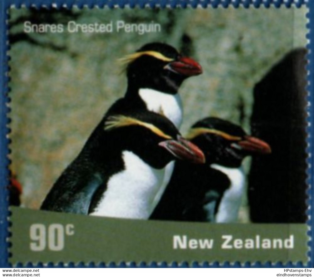 Penguins 2001 New Zealand 90 C 1 Value MNH Snares Crested Penguin, 2102.1305 Pinguin - Pinguini